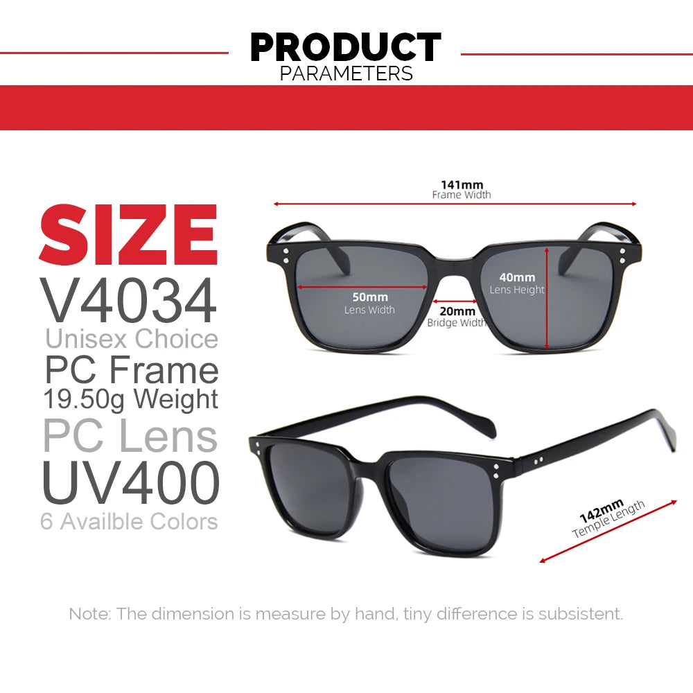 Small Retro Square Sunglasses