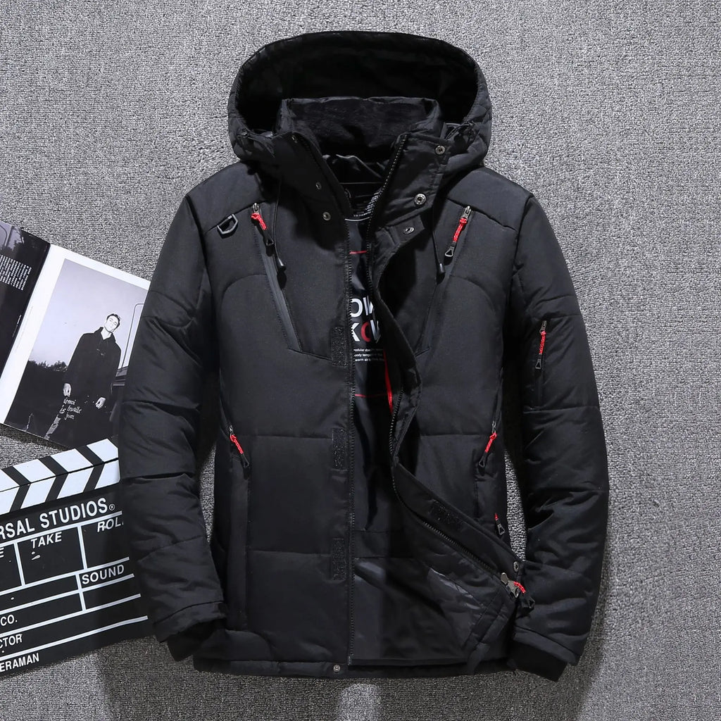 Men's Hooded Duck Down Puffer Coat