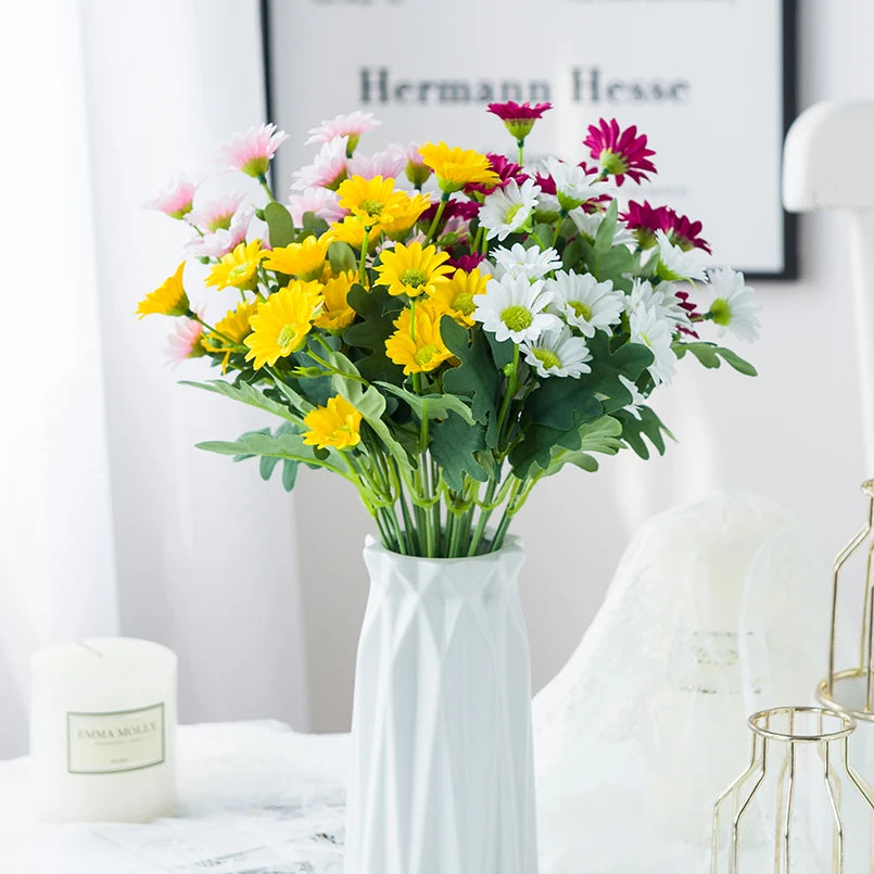 21-Head Silk Daisy Bouquet