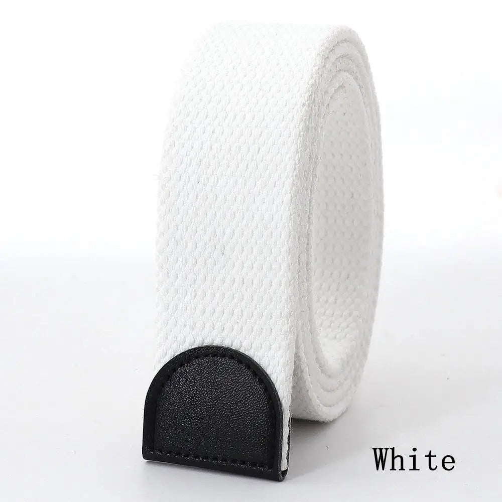 Canvas Tactical Belt Strap – No Buckle