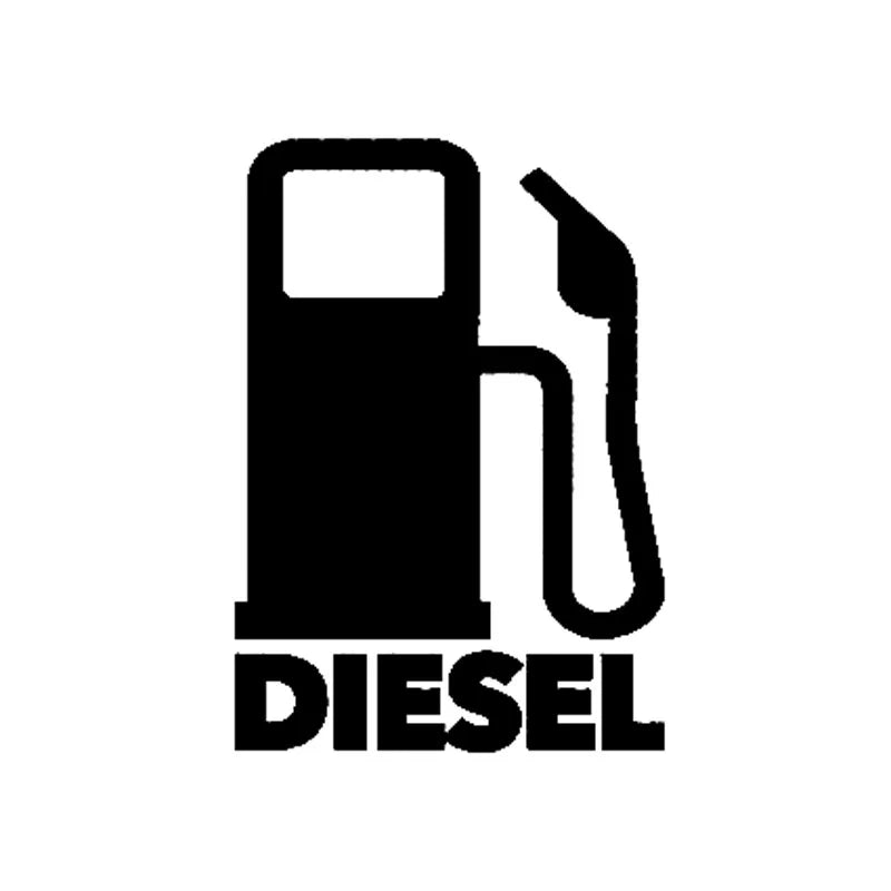 ⛽ Diesel Fuel Cover Scratch Sticker
