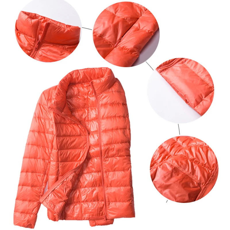 Women's Packable Hooded Down Jacket