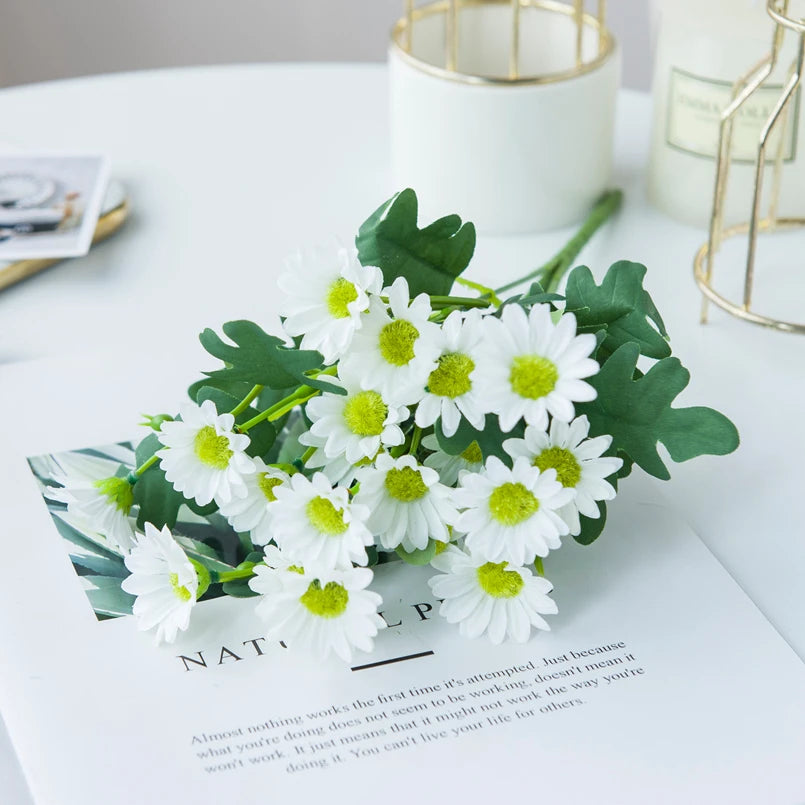 21-Head Silk Daisy Bouquet