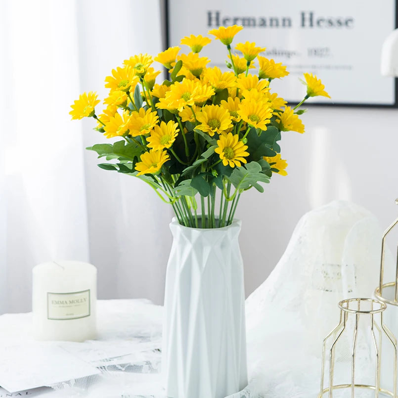 21-Head Silk Daisy Bouquet