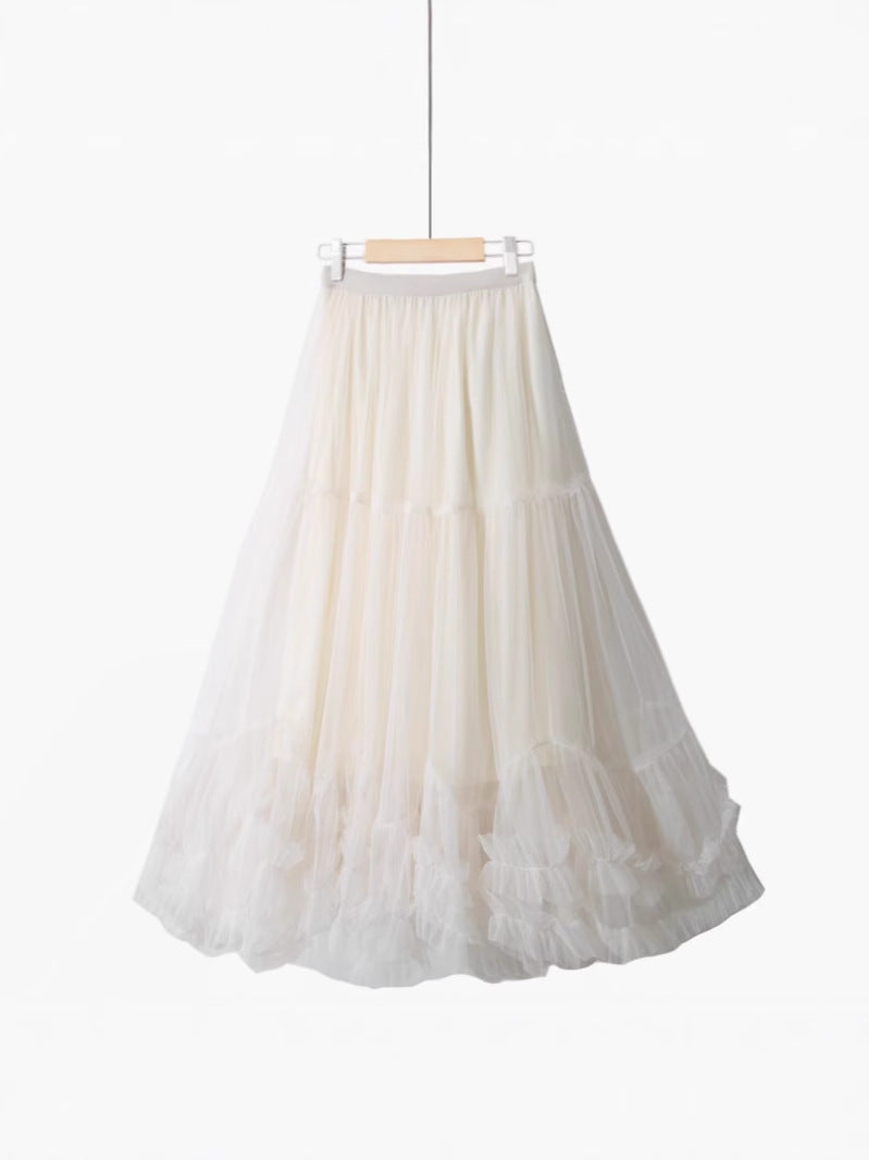 Lace Mesh Tutu Skirt