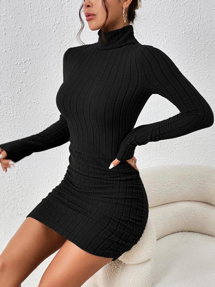 Elegant Long Sleeve Bodycon Dress