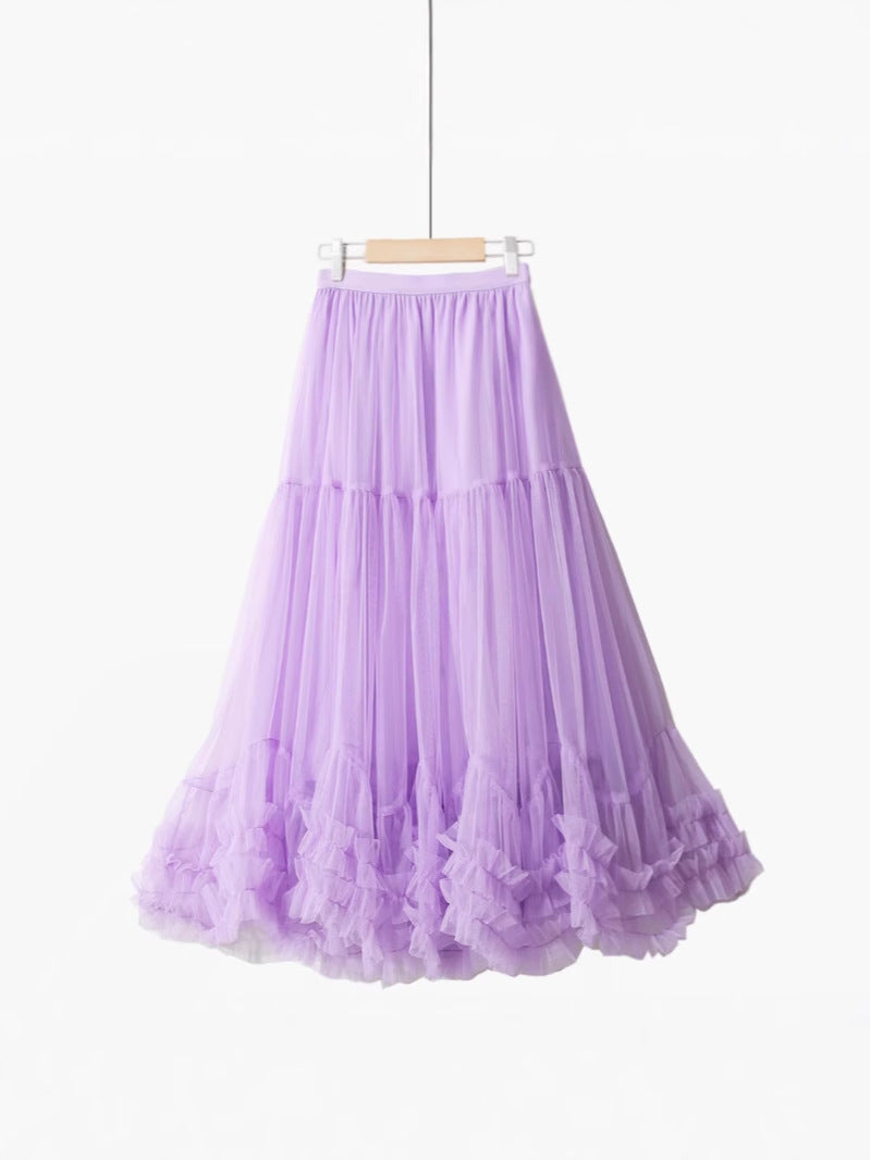Lace Mesh Tutu Skirt