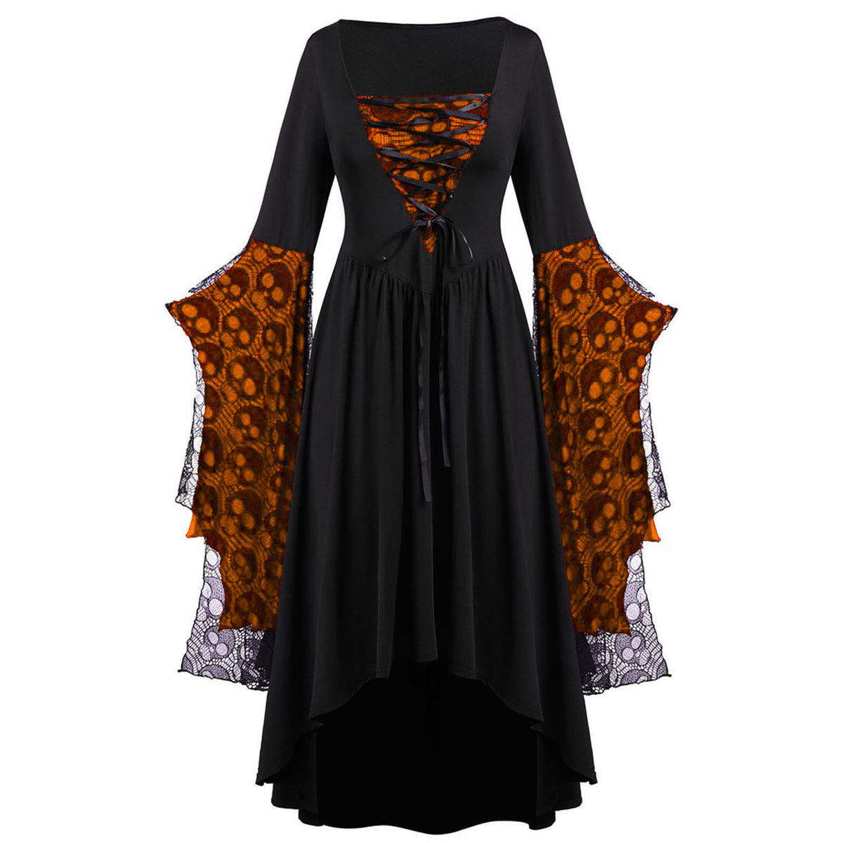 Skull Strap Halloween Dress