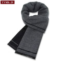 Men's Plaid Wool Winter Scarf