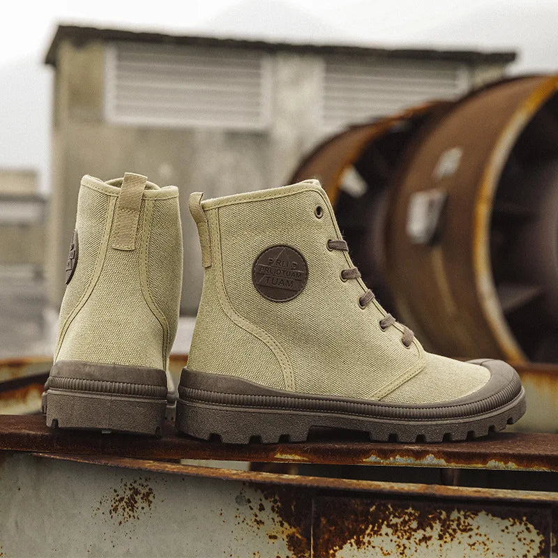 Men's Wide-Sole Outdoor Boots