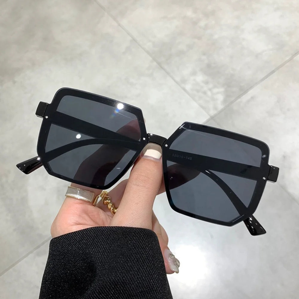Large Square Frame Sunglasses