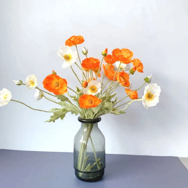 Artificial Poppy Flowers