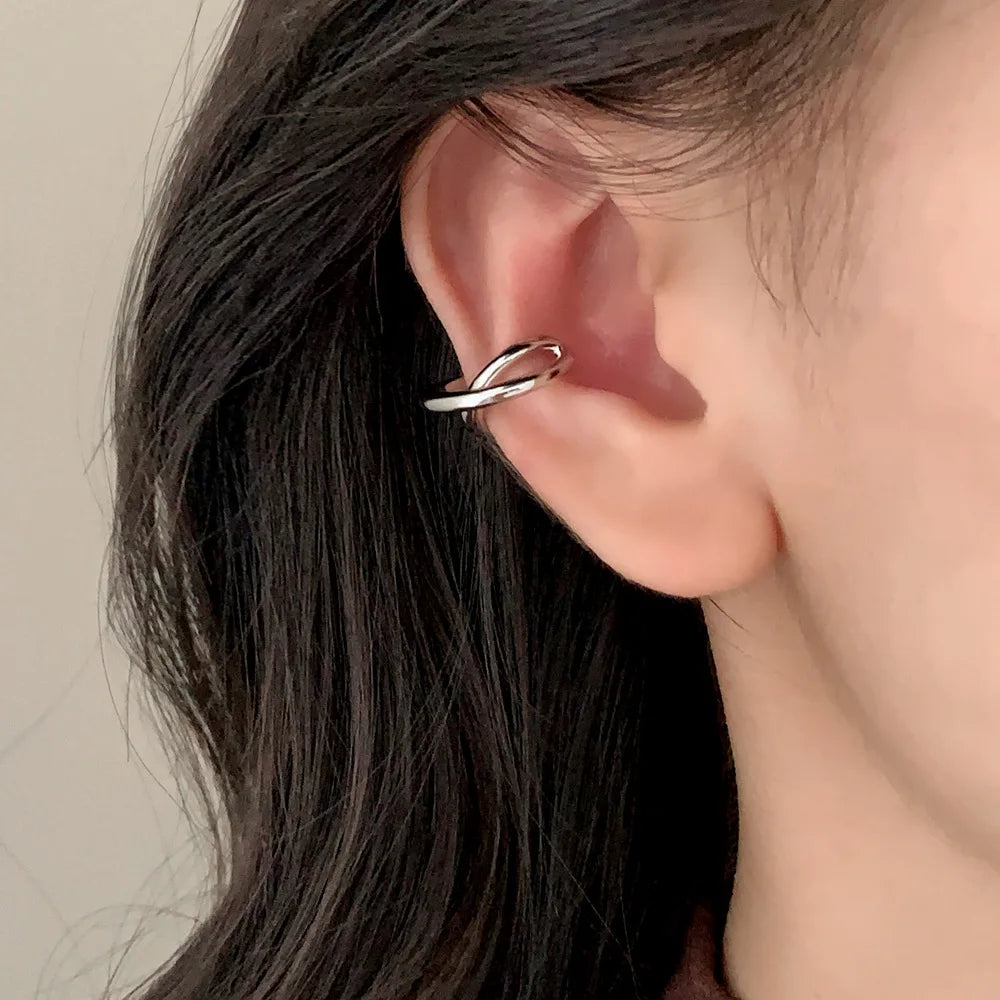 Faux Piercing Circle Ear Cuff