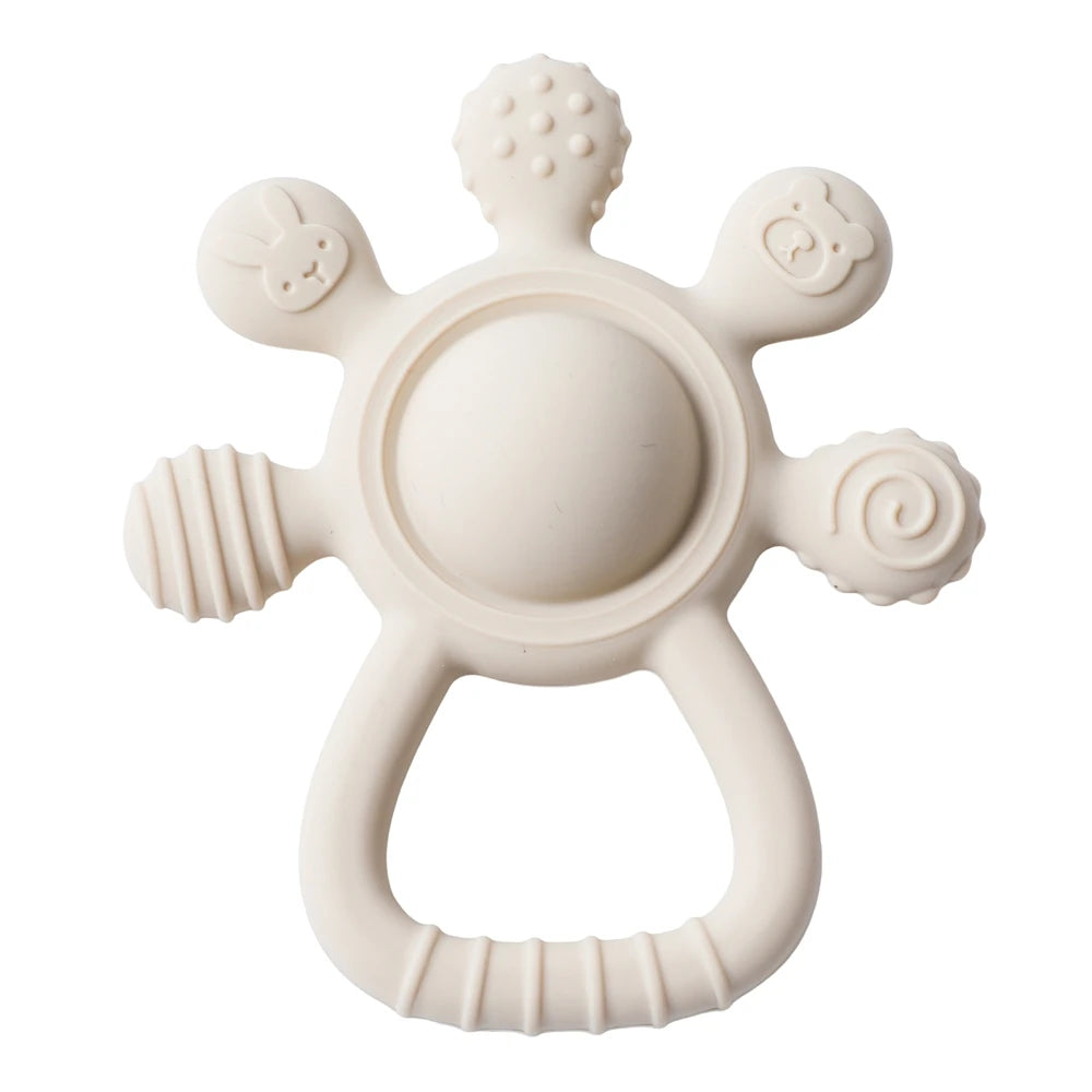 BPA-Free Silicone Teether Rattle