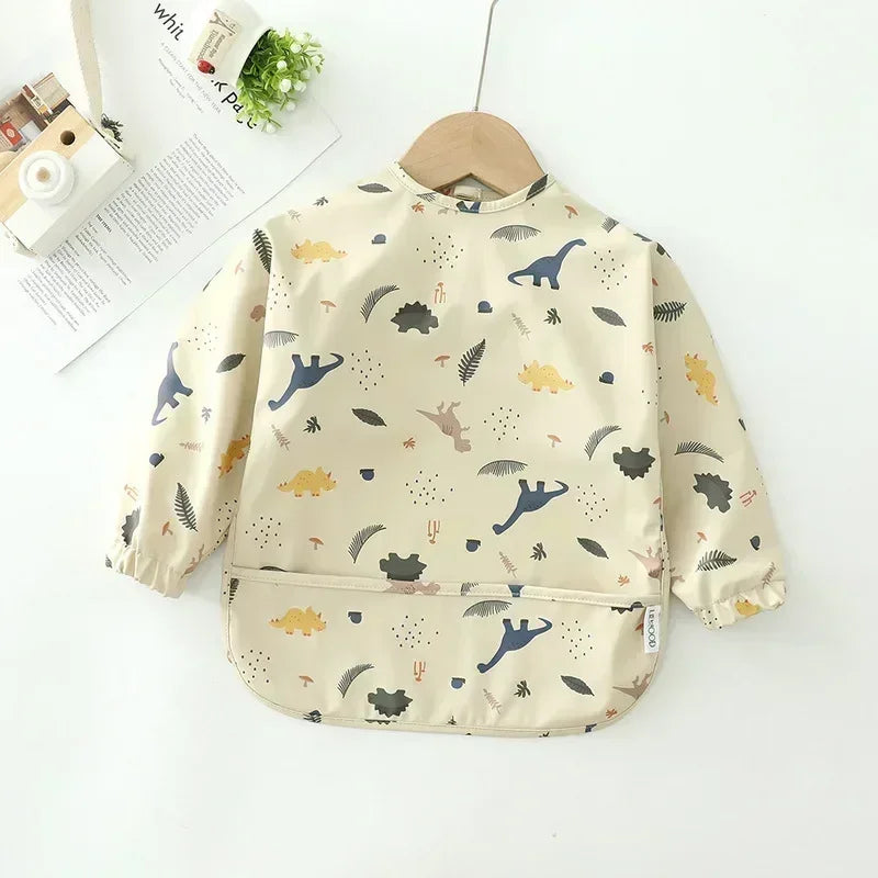 Waterproof Long-Sleeve Baby Bib