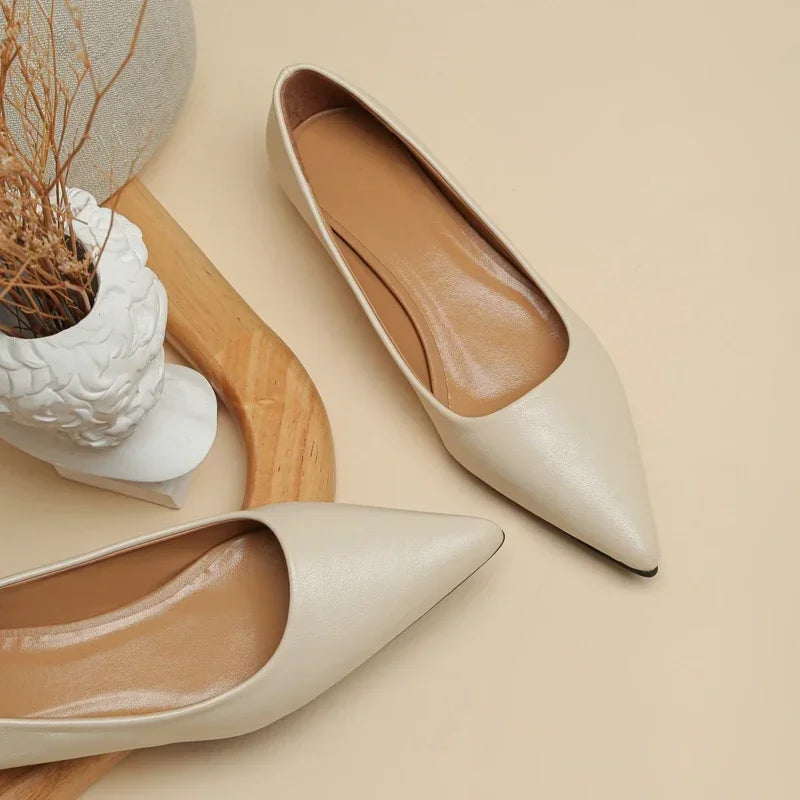 Women's Pointed-Toe Square-Heel Pumps