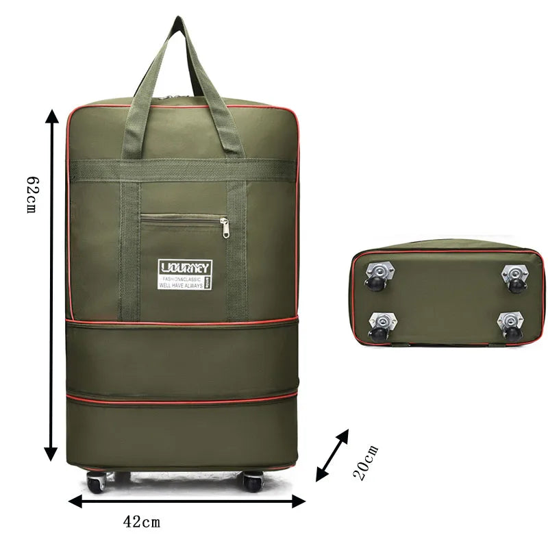 Foldable Rolling Storage Travel Bag