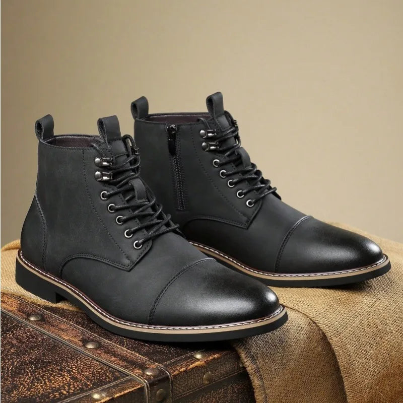 Men's Leather Chelsea Ankle Boots