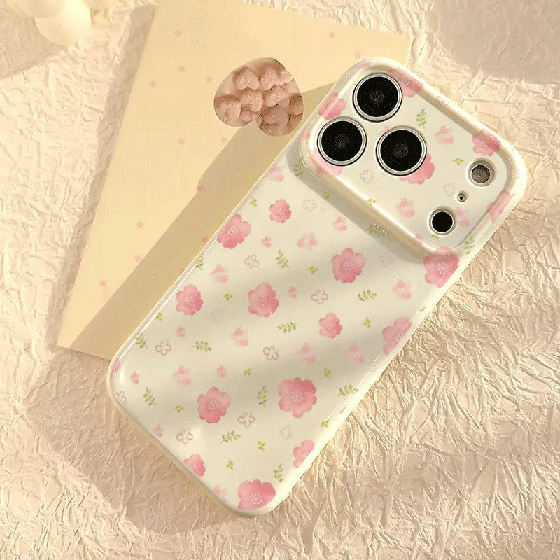 🍊 Watercolor Orange Scallop Phone Case