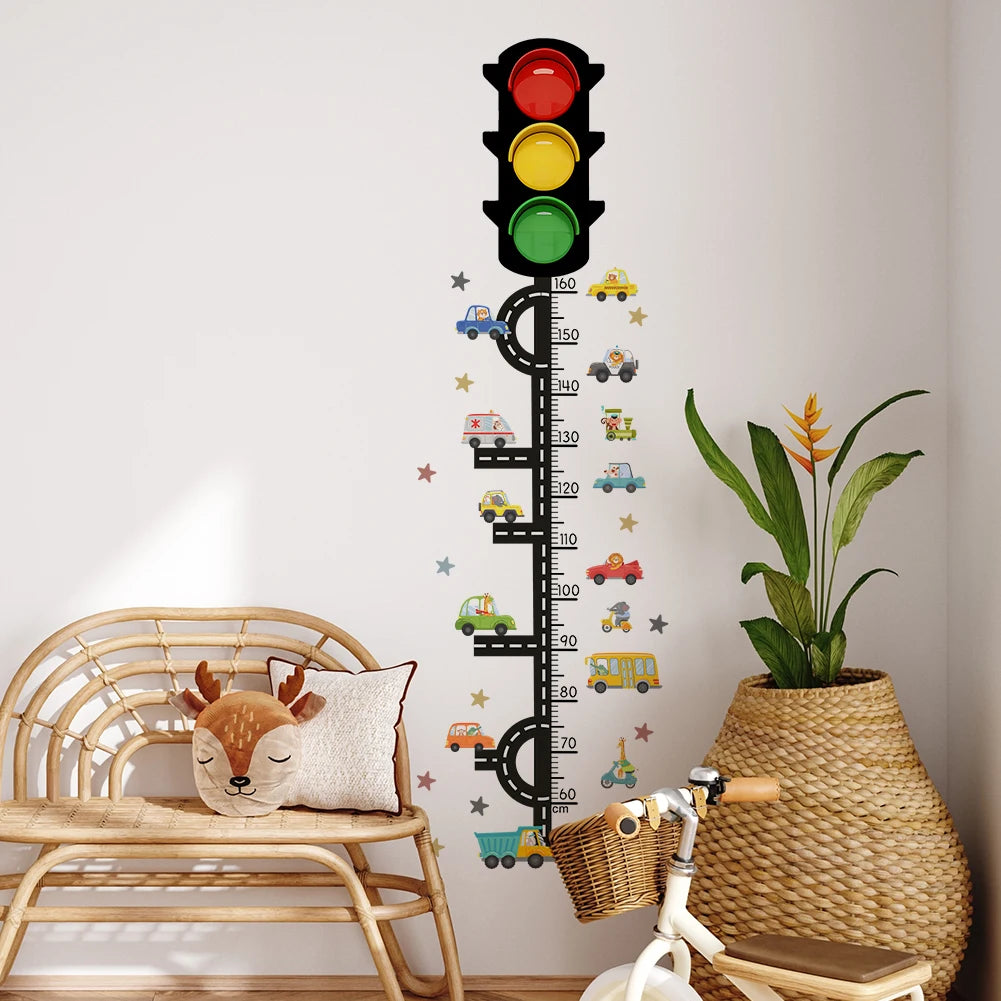 Traffic Light Kids Height Chart Sticker