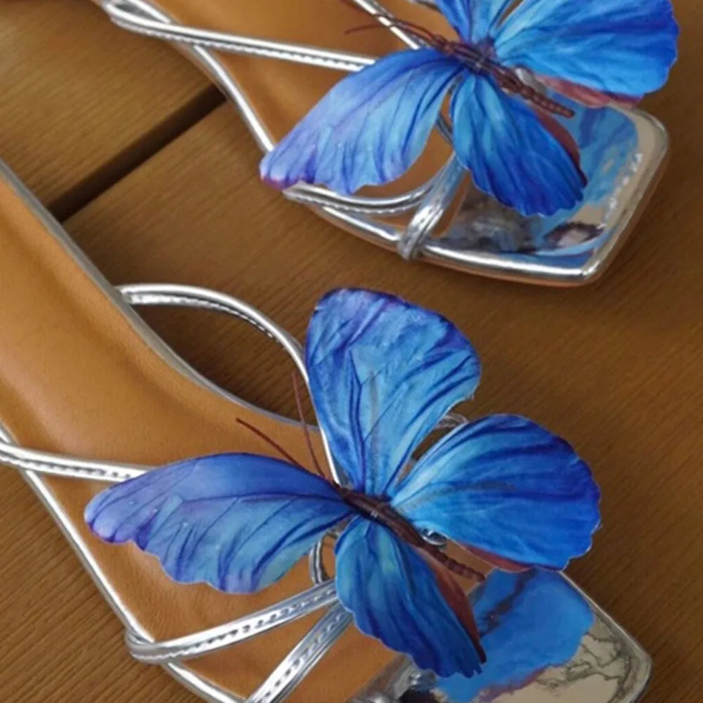 Butterfly Flower Shoe Buckle Clips