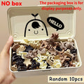 Beige Hair Clips Set