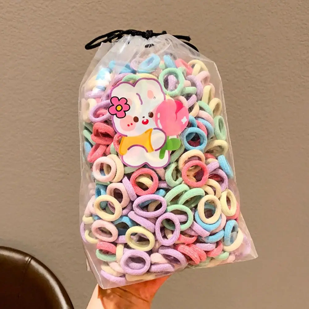 Kids Mini Hair Ties – 100 Pcs