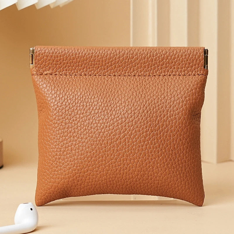Self-Closing Mini Pouch Wallet