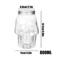Skull Shaped Storage Jar