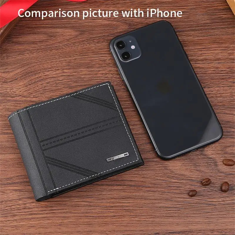Men's Frosted Leather Wallet
