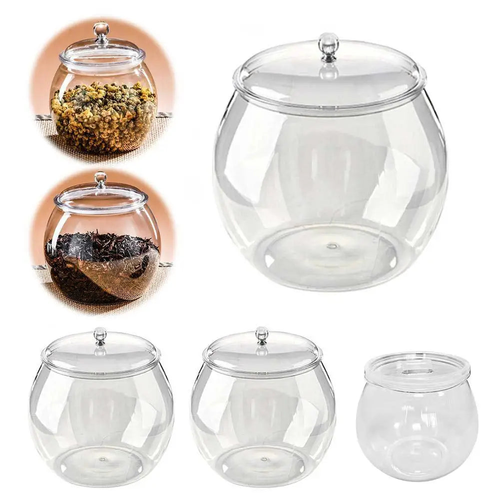 Sealed Plastic Storage Jars