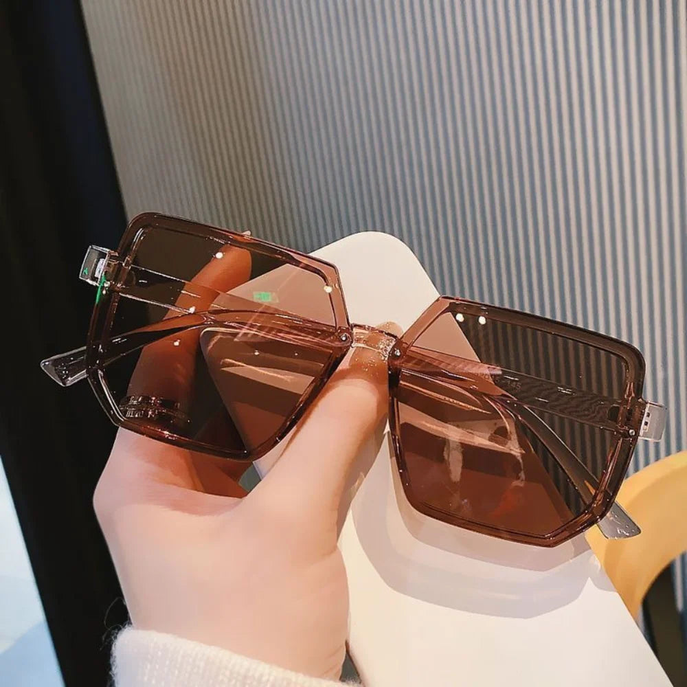 Large Square Frame Sunglasses