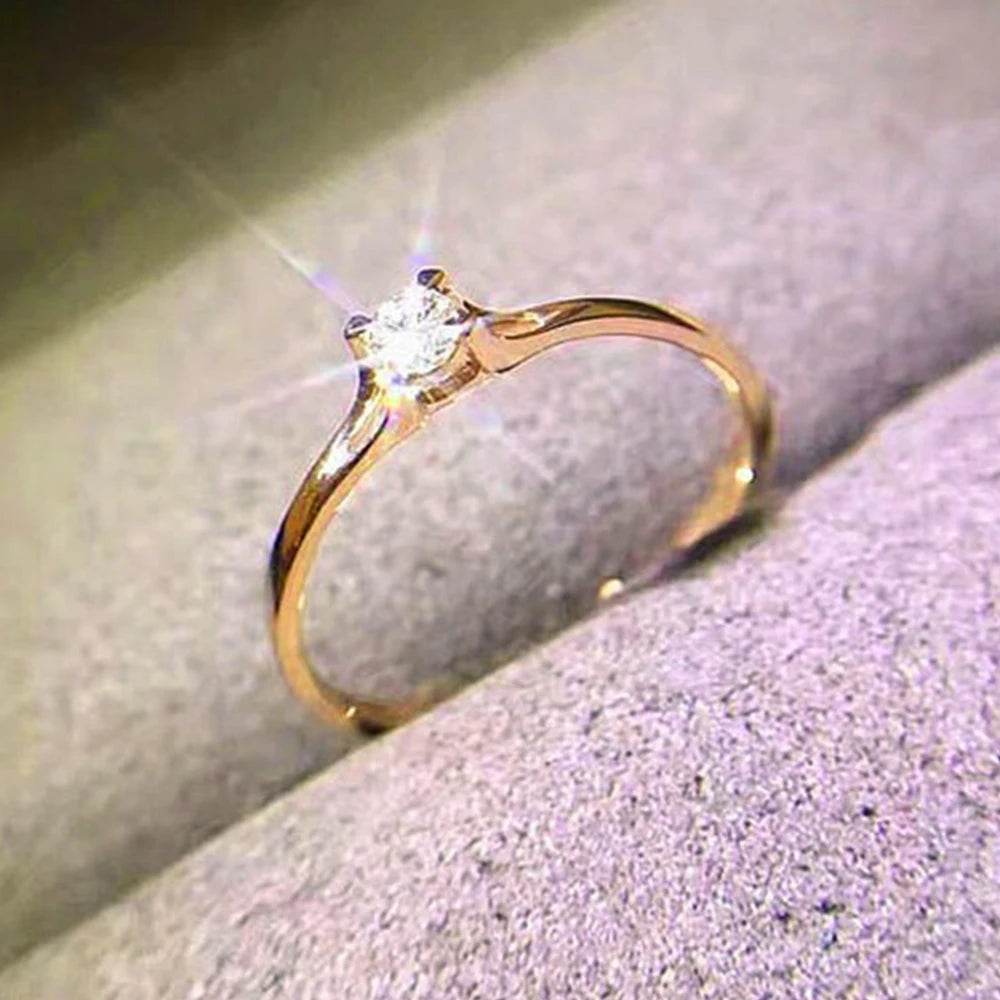 💍 خاتم زفاف من الزركونيا المكعبة من هيتان