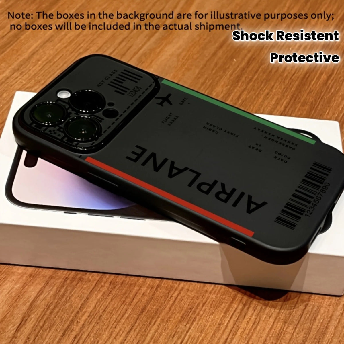 ✈️ Plane Ticket Silicone iPhone Case