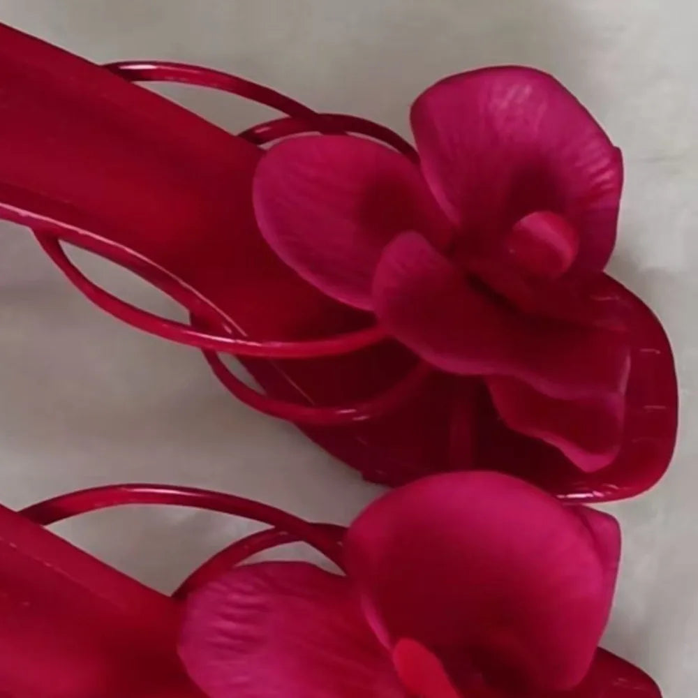 Butterfly Flower Shoe Buckle Clips