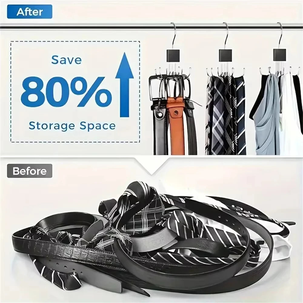 360° Rotating Bag & Belt Hanger