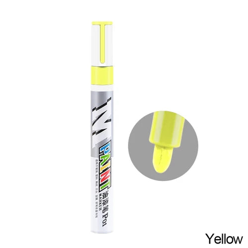 ✍️ White Tire Paint Marker Pen