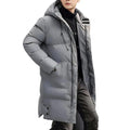 Men's Long Hooded Puffer Coat