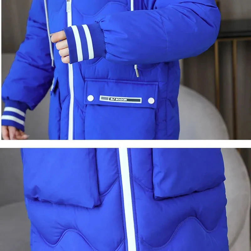 Women's Long Windproof Puffer Coat