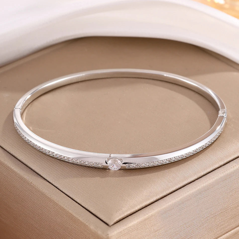 ✨ ZAKOL Sparkling Zircon Bracelet Set