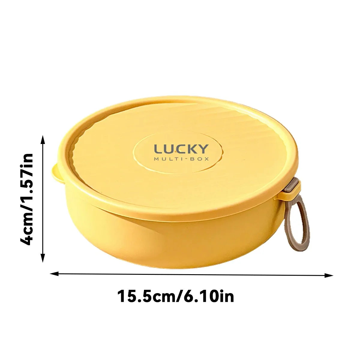 Stainless Steel Double-Layer Bento Box