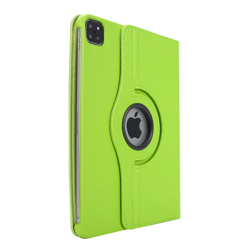 🔄 360° Leather Stand Case