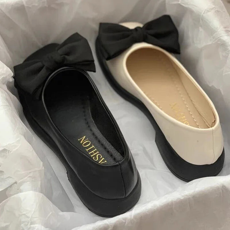 Women's Bow Mary Jane Heels