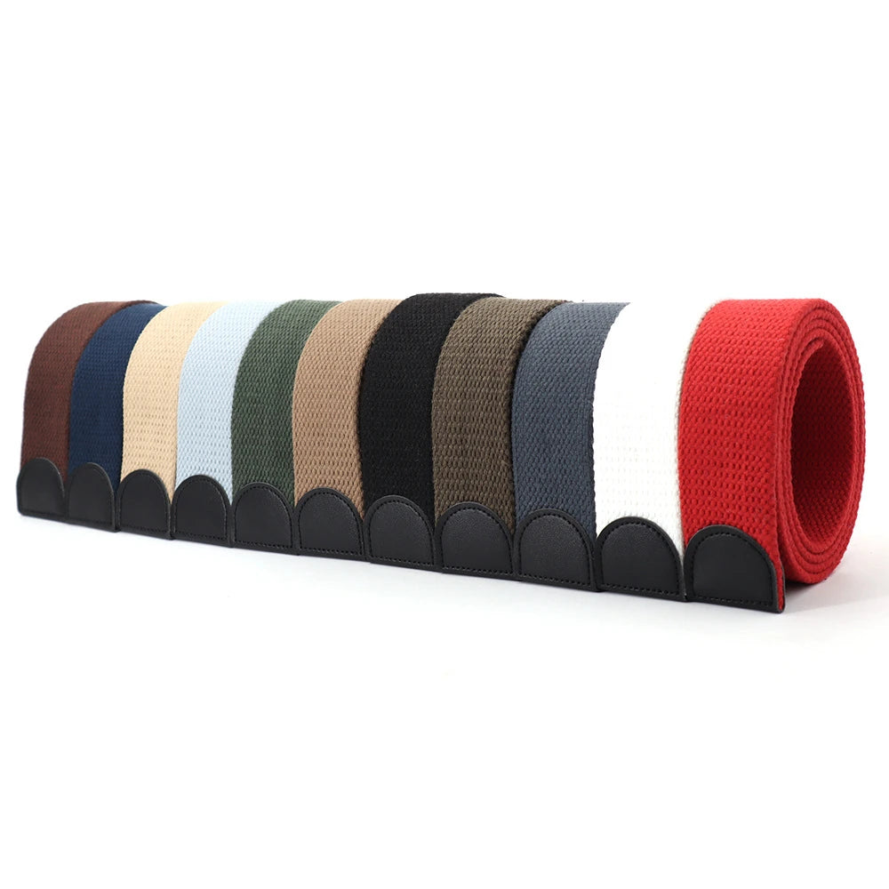 Canvas Tactical Belt Strap – No Buckle