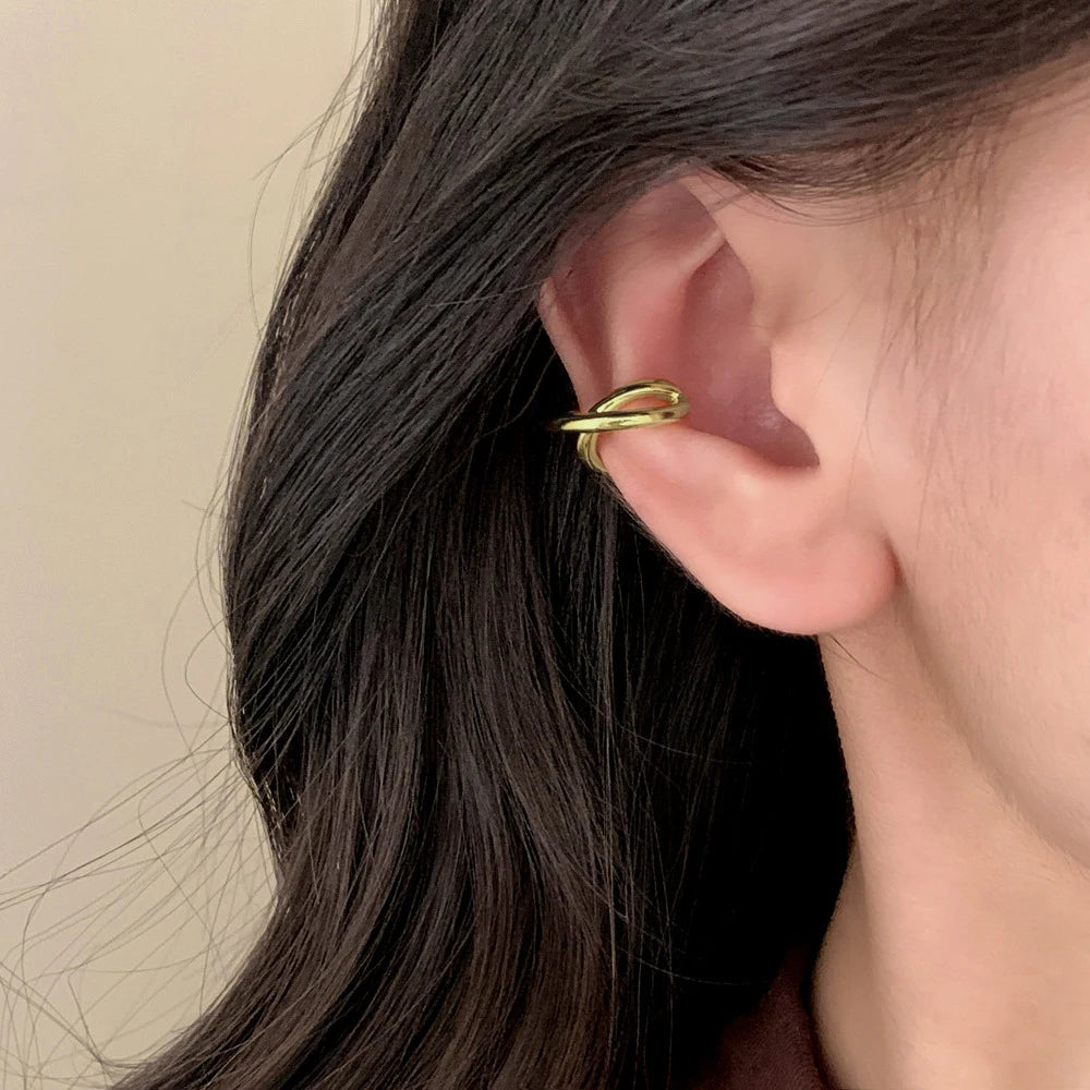 Faux Piercing Circle Ear Cuff