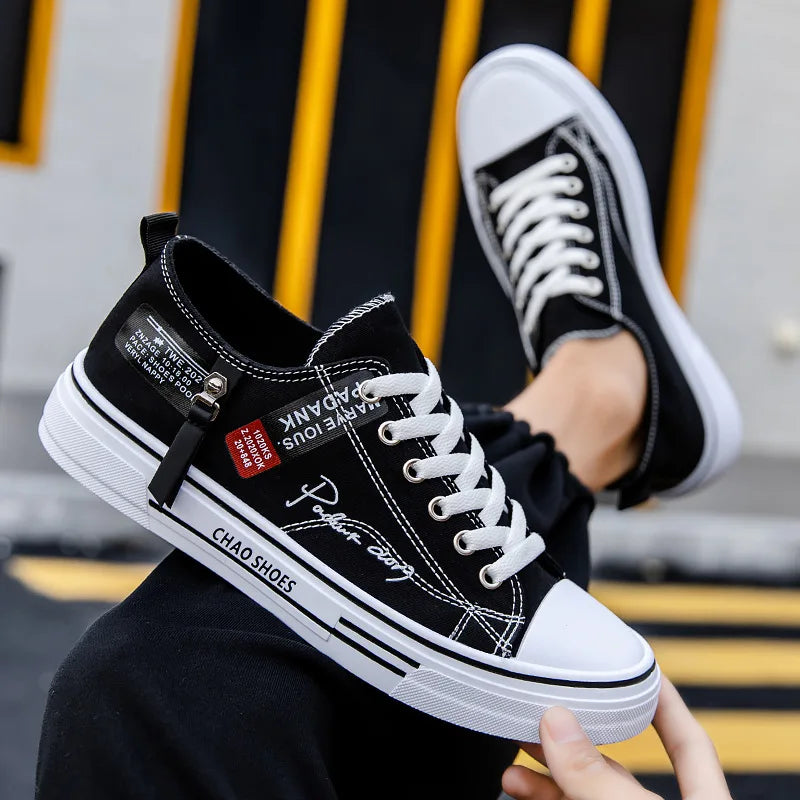 Men's Canvas Low-Top Sneakers