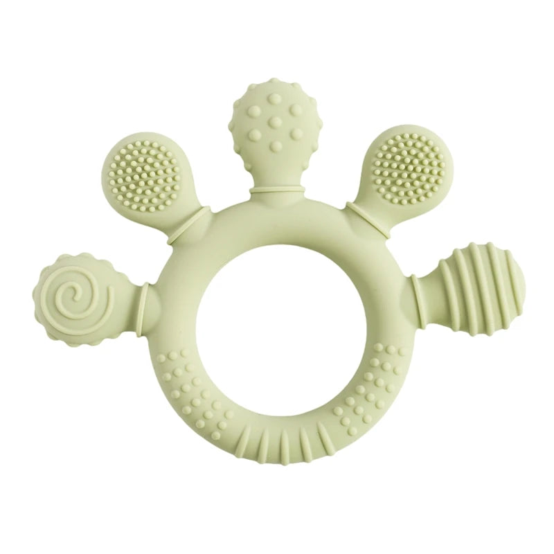 BPA-Free Silicone Teether Rattle