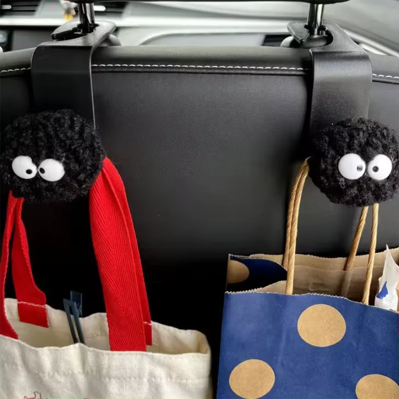 🖤 Cute Coal Ball Car Seat Hook