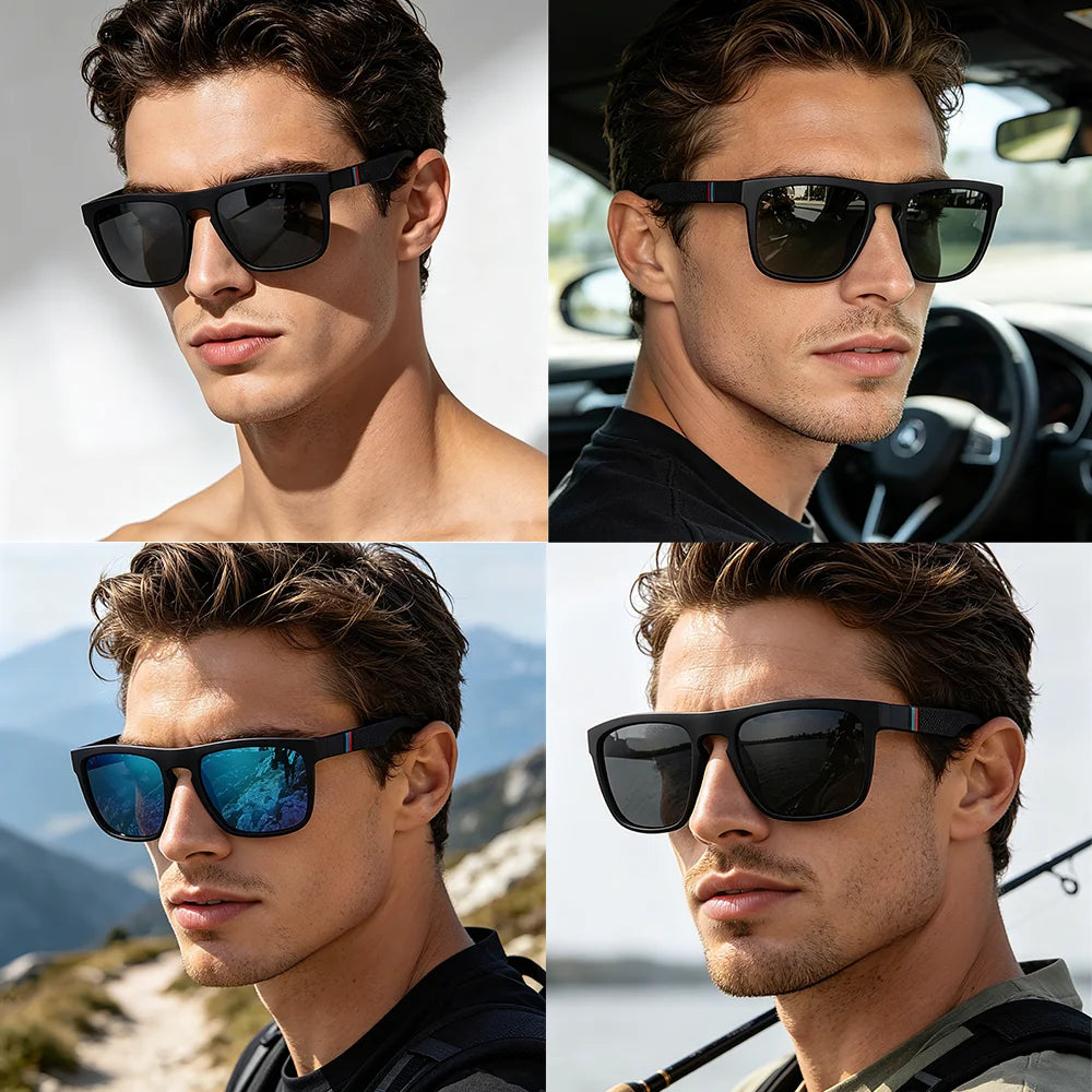Polarized Square Sports Sunglasses