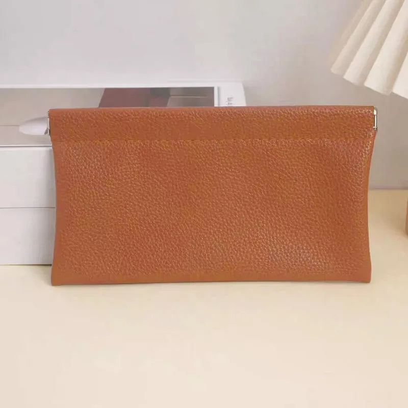 Self-Closing Long Travel Wallet